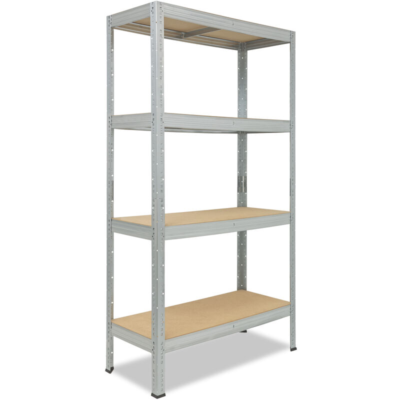 shelfplaza® PRO 155x80x50 cm Étagère charge lourde galvanisé / etagere metal 4 plateaux / capacité d' étagere métallique 200kg / meuble etagere