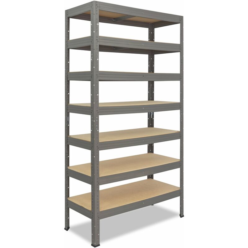 Shelfplaza - pro 230x110x50 cm Étagère charge lourde gris / etagere metal 7 plateaux / capacité d' étagere métallique 142kg / meuble etagere