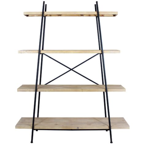 SHELFY - libreria industrial in legno e acciaio