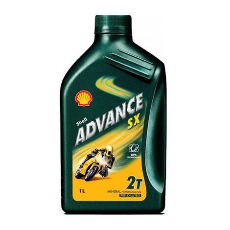 Shell advance sx2 lt.1 minerale per scooter 2t