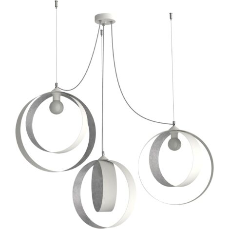 SHELL SOSPENSIONE 3 LUCI FOGLIA