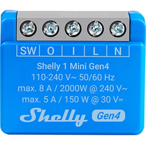 Shelly 1 Mini Gen4 Commutateur sans fil