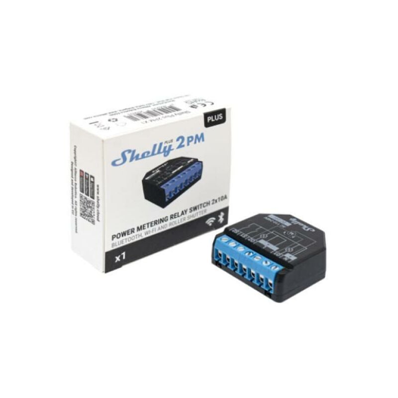 Shelly 2-channel wifi relay switch plus 2pm - shplus2pm