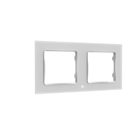 Shelly Accessories Wall Frame 2 Wandtaster Rahmen 2-fach Weiß