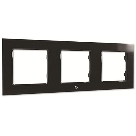 Shelly Accessories Wall Frame 3 Wandtaster Rahmen 3-fach Schwarz