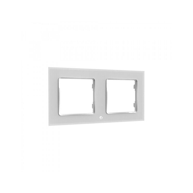 Wall Frame 2 Blanc, Plaque de finition pour interrupteur Wall Switch - Shelly