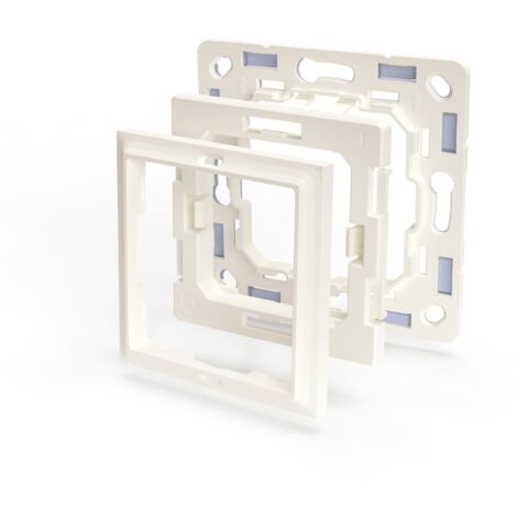 Shelly Plug & Play BLU Wall Switch 4 Adapter Gira & Merten Weiß