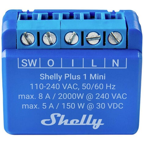 Shelly Plus 2PM Pack Doppio (x2), Relè Wi-Fi e Bluetooth a 2