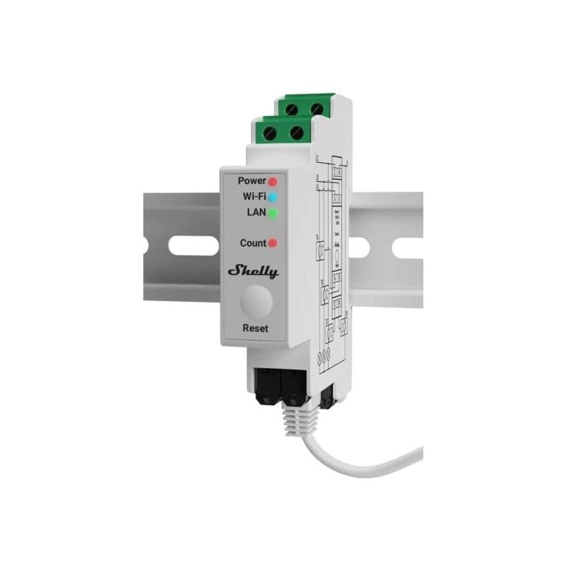 Shelly Home Relais Pro 3em Wlan Stromzähler 3x 120a Inkl. 3 Klemmen Messfunktion Allshellypro3em
