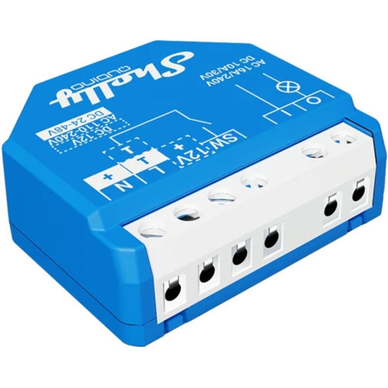 Shelly - Qubino Wave 1 Actionneur de commutation Z-Wave, Z-Wave+