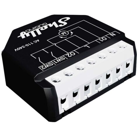 Shelly Qubino Wave Controller per Tenda nero 110-240 V