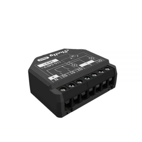 Shelly Rele 16A AC/DC tapparelle Wi-Fi/ Bluethoot/Matter - SHELLY PLUS 2PM GEN3