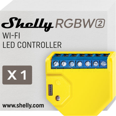 Shelly RGBW2 : relais Wi-Fi pour bandes LED