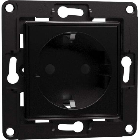 SHELLY Schutzkontakt-Steckdose Wall Socket EU, ohne Rahmen, schwarz