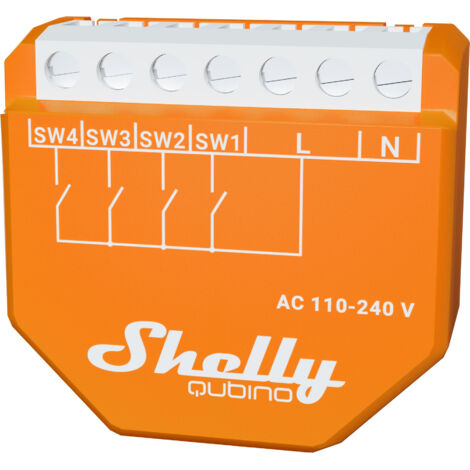 SHELLY Szenenaktivierer Wave i4, Unterputz, orange