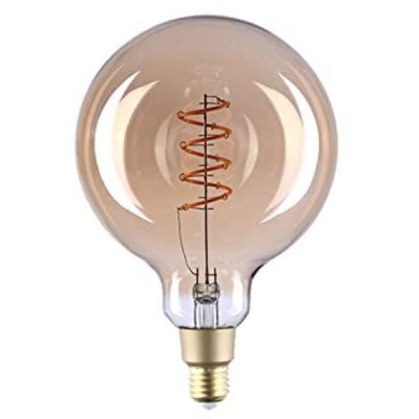Shelly Vintage G125 Lampadina LED Smart Wi-fi a Controllo Vocale, Compatibile con Alexa e Google Home, Dimmerabile, 260lmn di intensit√† Luminosa, Attacco E27