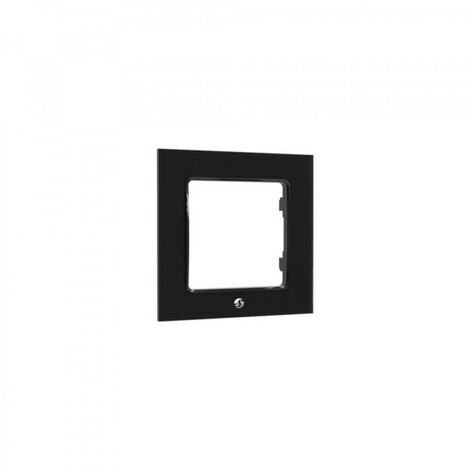 Shelly Wall Frame 1 - Noir, Plaque d'encadrement simple pour interrupteur Shelly Wall Switch