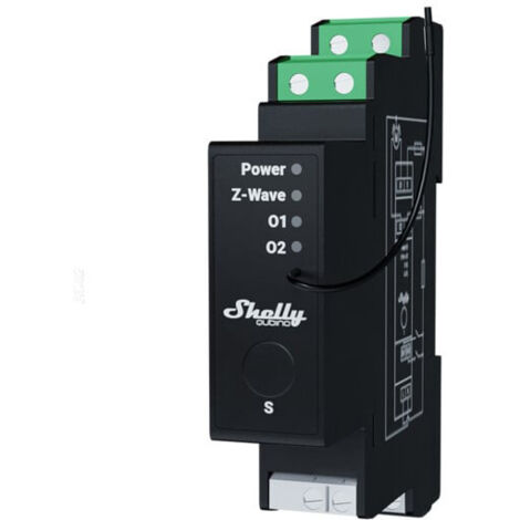 Shelly Wave Pro Shutter relais intelligent Z-Wave