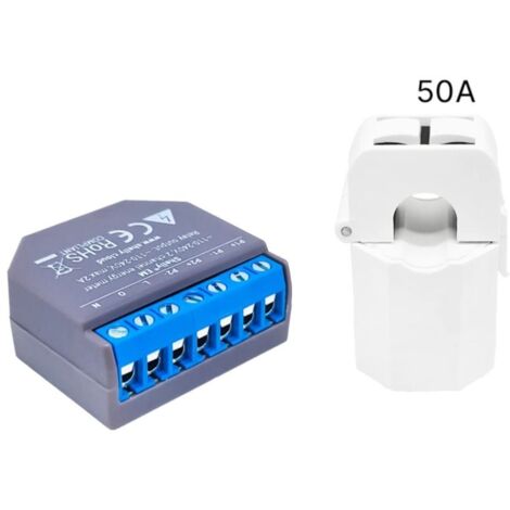 Shelly wi-fi Modul bt Meter Verbrauch em + Transformator Klemme de Strom 50a