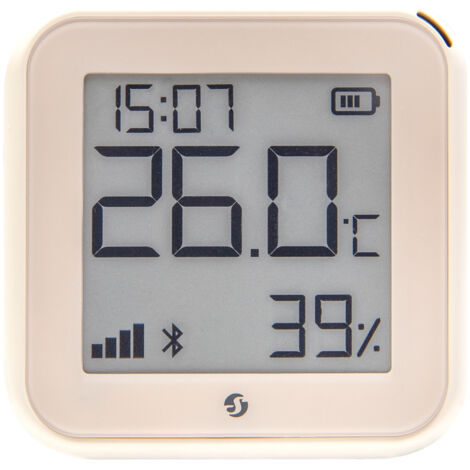 SHELLY WLAN-Temperatur- u. Feuchtigkeitssensor Plus H&T Gen. 3, BT, Ivory