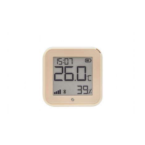 SHELLY WLAN-Temperatur- u. Feuchtigkeitssensor Plus H&T Gen. 3, BT, Mokka