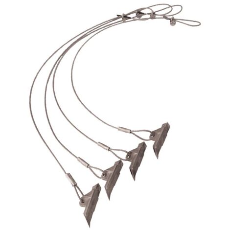 ShelterLogic 4 Piece Easy Hook Earth Anchor Kit