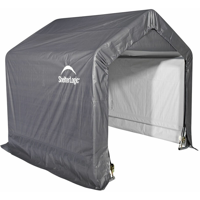 Shelterlogic - acier feuille garage tente 3,24m² gris 180x180x180 cm