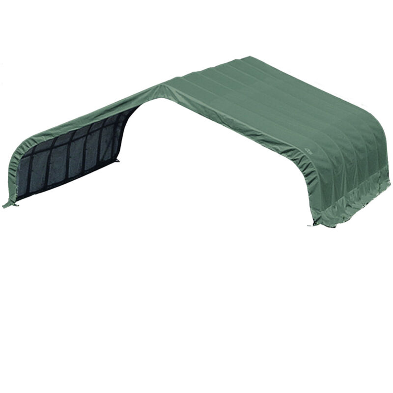 Shelterlogic - Shelter Logic Weidezelt 'run-in-shed' Weideunterstand, 730 X 670 X 380 Cm, Grün, 49, 64 M²