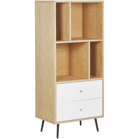 Shelving Unit RICHMOND 139 cm Light Oak