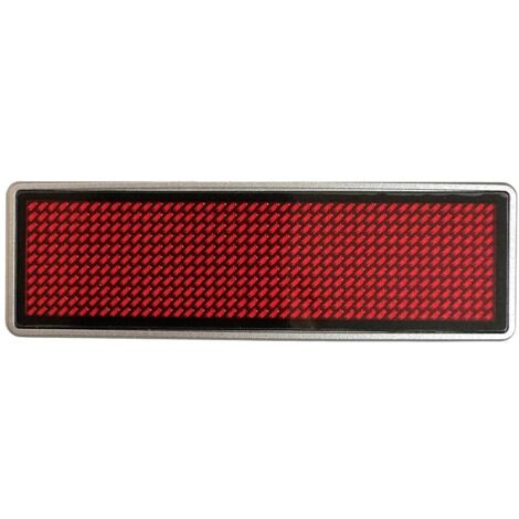Shenzhen LeSun Targhetta nome LED Rosso 44 x 11 Pixel (L x A x P) 93 x 30 x 6 mm 125906