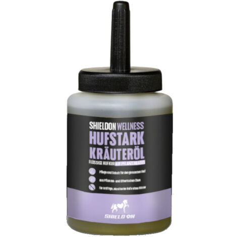 ShieldOn Hufstark Kräuteröl, Huföl für Pferde - 450 ml