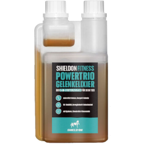 ShieldOn PowerTrio Gelenkelixier mit Hyalouron 1L für Pferde