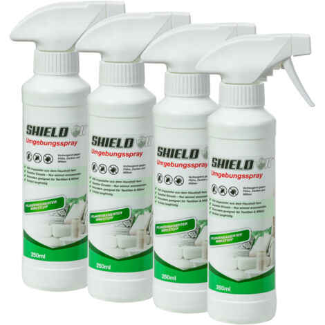 ShieldOn Umgebungsspray 4x 250 ml - gegen Ungeziefer im Haushalt