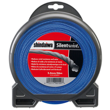 Shindaiwa Armorline Silentwist - Filo Decespugliatore Nylon Blu 2,65 mm x 15 m