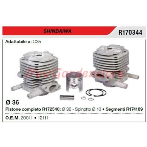 SHINDAIWA C35 débroussailleuse segment cylindre à piston R170344
