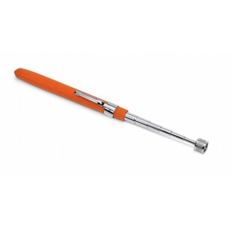 SHINE Pick up Magnetico Tool 10kg telescopiche di Alta VISIBILE ESTENDERE Magnete Clip Arancione