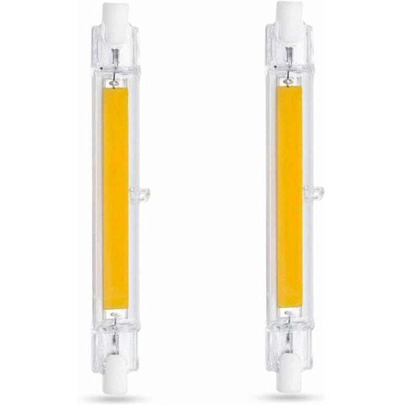 Shining House - Ampoule led R7S 118mm 10W Blanc Froid 6000K, 1000LM, Équivalent Lampe Halogène R7S J118 80W 100W, Dimmable, Ampoule R7S 118mm Slim