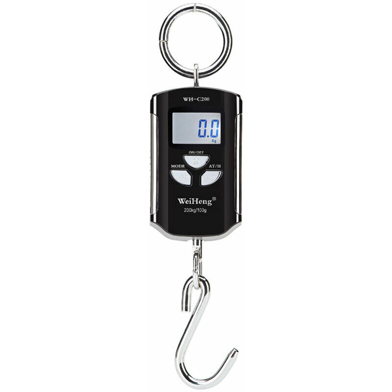 Shining House - Balance de grue électronique portable, balance à bagages, plage de mesure précise 200 kg/100 g crochet en acier inoxydable audacieux,