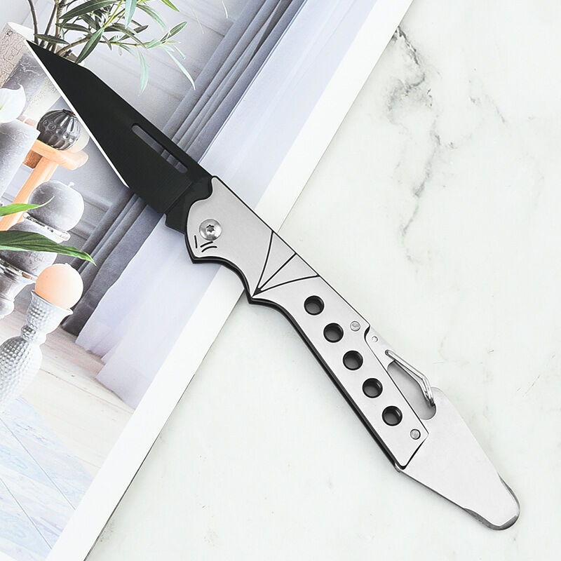 Couteau Pliant, Couteau à greffer et à Couper, Couteau de Greffage Professionnel, Couteau de Jardin Pliable, 19cm,60g - grey