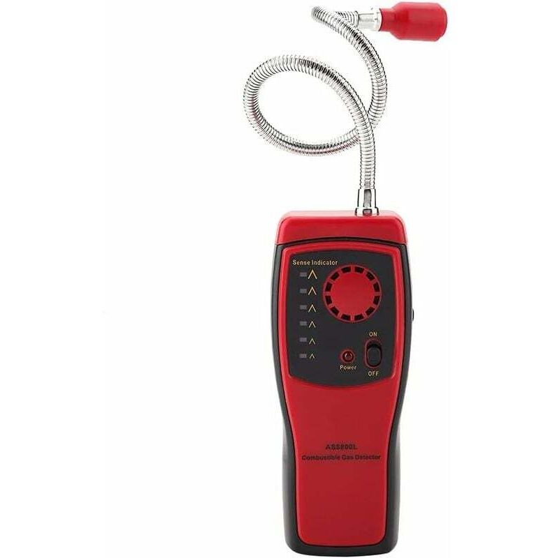 Shining House - Détecteur de Fuite de Gaz Inflammable, Renifleur de Gaz Portable avec Alarme Sonore et Lumineuse pour Détecter Le Méthane, Le gpl, Le