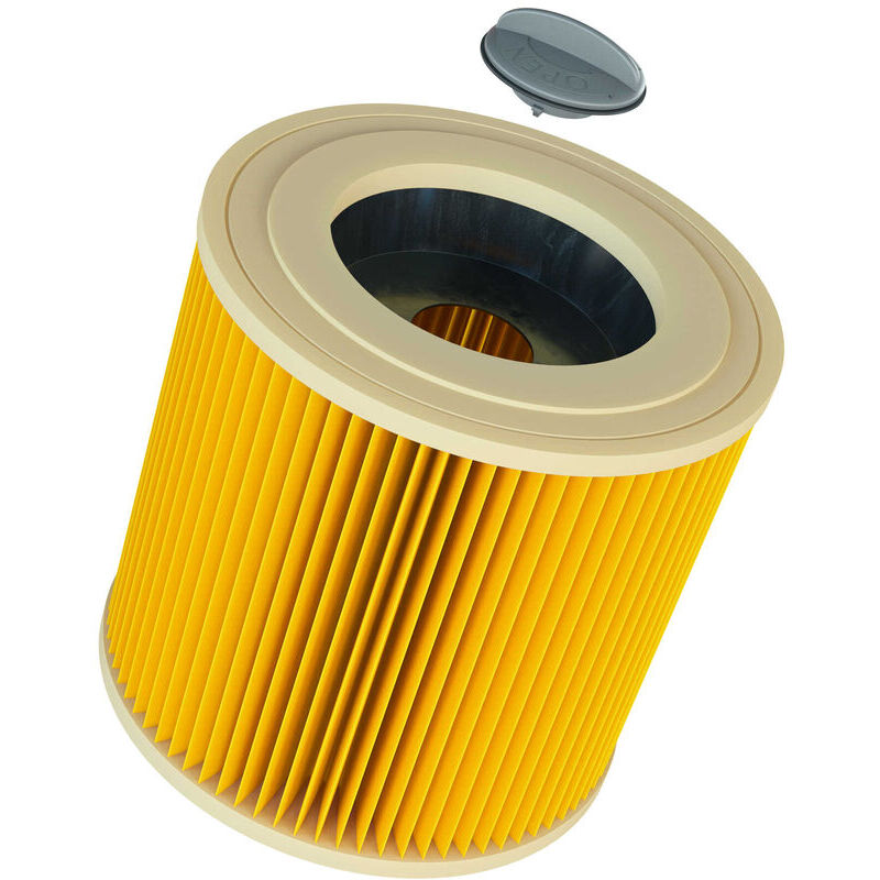 Shining House - filtre à cartouches compatible avec Kärcher NT27/1, se 4001, se 4002, VC6000, wd 2.200, wd 2500 m, wd 3.200 aspirateur - yellow