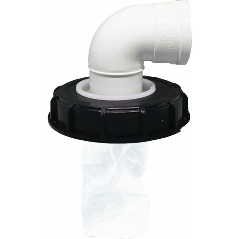 Shining House - Filtre à Couvercle ibc, Bouchon de Réservoir ibc Lavable en Nylon avec Couvercle, Accessoire de Réservoir ibc avec Filtre en Filet