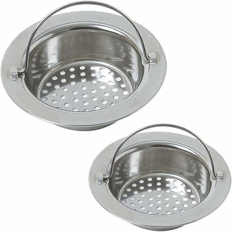 Shining - Filtre evier Cuisine nettoyant Plug Trou Cheveux Catcher Évier Bouchons Bouchons évier de Cuisine Cuisine évier crépine 2pcs