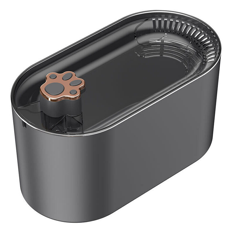 Fontaine à eau et distributeur d'eau pour chat fontaine à boire à circulation d'eau automatique intelligente led sans eau hors tension filtre anti-sec