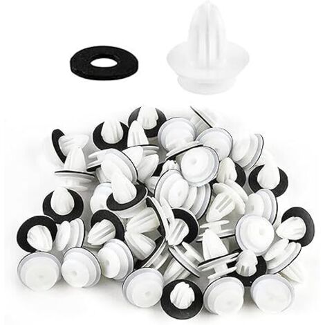 SHINING HOUSE 00 clips para coche, clips de retención, clips de montaje para coche, remaches de clip de montaje universal para vehículos, sujetadores de abrazadera para puerta, adecuados para paneles 