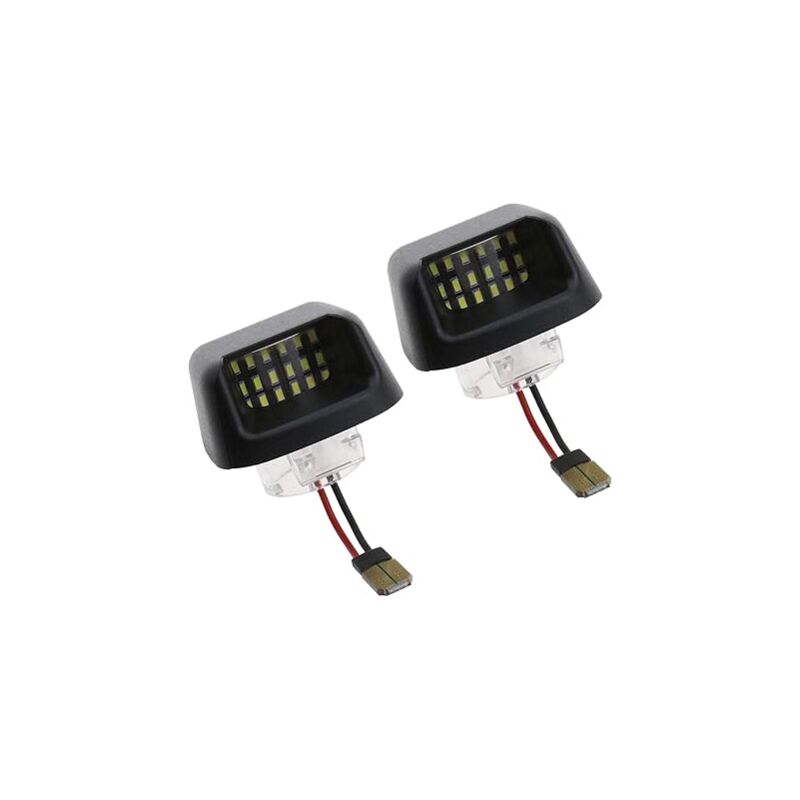 Shining House - 1 paire de feux de plaque d'immatriculation arrière 18 led 26510 ZP50A 6500K 12V, compatibles avec Navara D40 2004-2020 Armada Titan