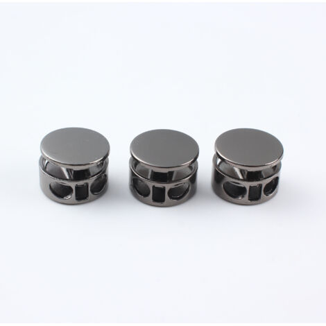 SHINING HOUSE 10 piezas de cierre de cordón con resorte, cierre de cordón, cierre de clip de cordón de palanca de metal, abrazadera de cordón resistente, cierre de resorte resistente para tiendas de c