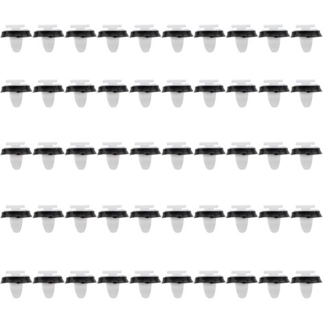SHINING HOUSE 100 clips de sujeción para parachoques de panel de puerta de coche para Fiat Ducato NOV30 856543 71728806