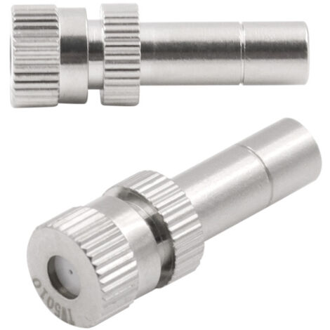 SHINING HOUSE 10er-Pack 6-mm-Sprühdüsen, für Gärten und Terrassen, einfache Installation (0,15 mm)