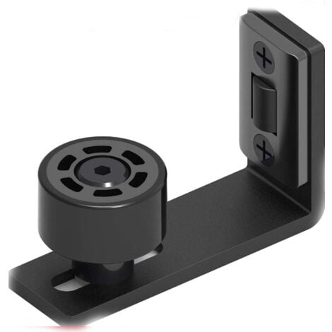 SHINING HOUSE 1PCS Adjustable Floor Guide Black Bottom Guide For Sliding Wooden Door Wall/Door